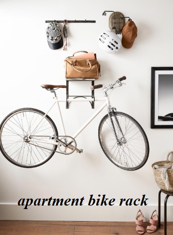 The apartment bike rack